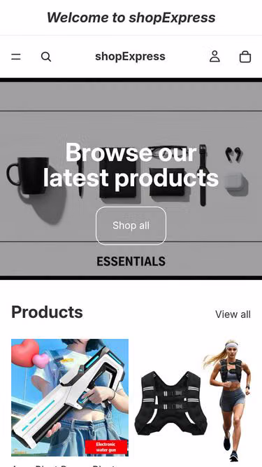 Screenshot of shopexpress.com.pl