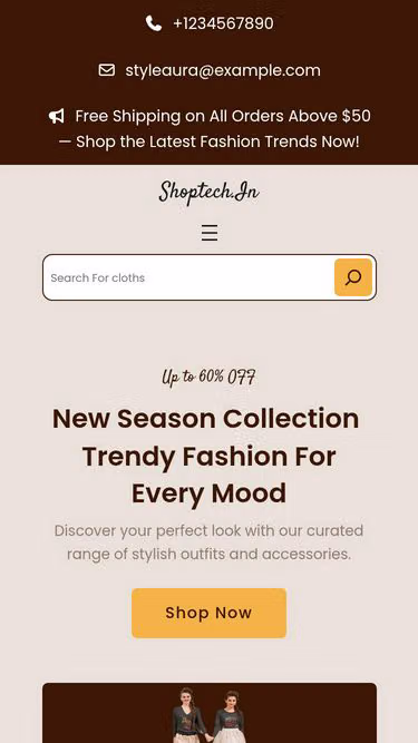 Screenshot of shoptech.in