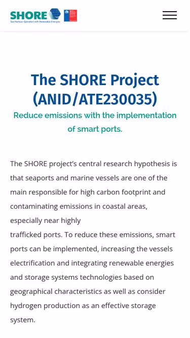 Screenshot of shore.cl