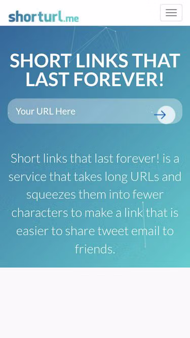 Screenshot of shorturl.me