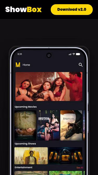 Screenshot of showbox.ng