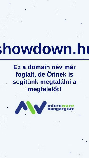 Screenshot of showdown.hu
