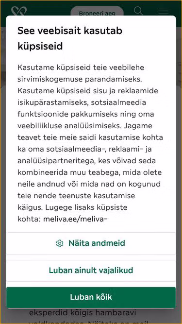 Screenshot of shr.ee