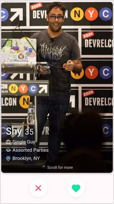 Screenshot of shy.date