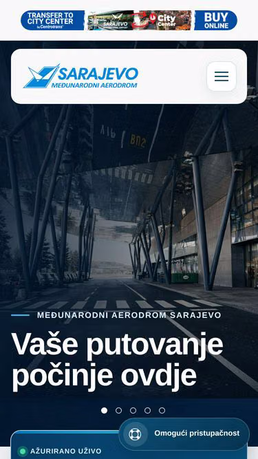 Screenshot of sia.ba