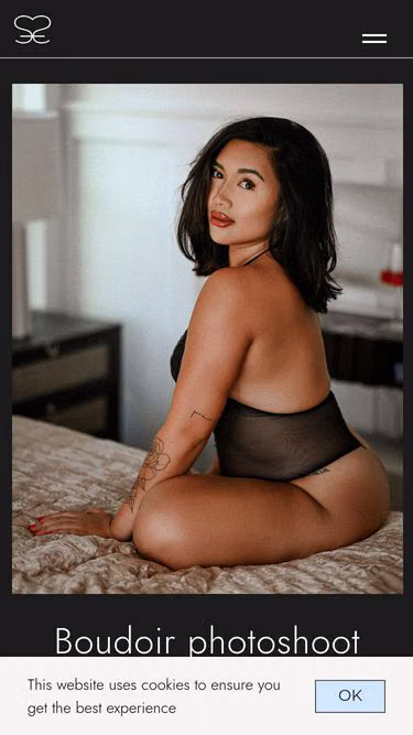 Screenshot of sia.photography