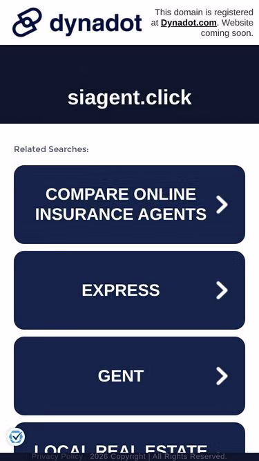 Screenshot of siagent.click