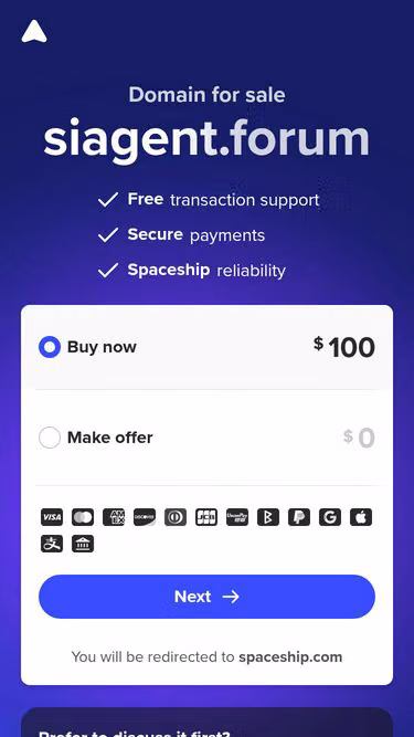 Screenshot of siagent.forum