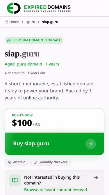 Screenshot of siap.guru
