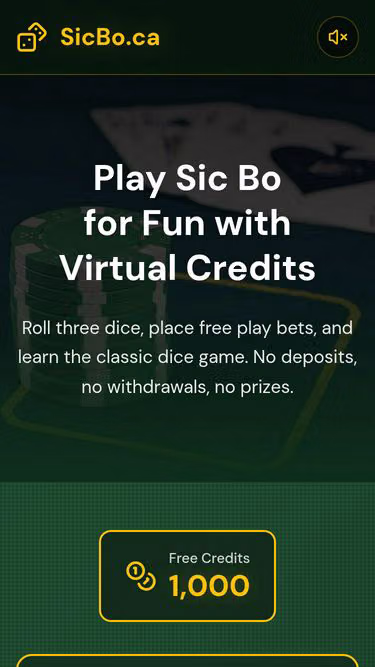 Screenshot of sicbo.live