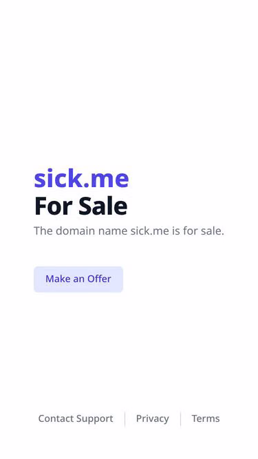 Screenshot of sick.me