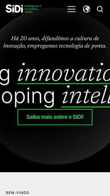Screenshot of sidi.org.br