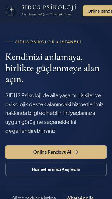 Screenshot of sidus.org.tr
