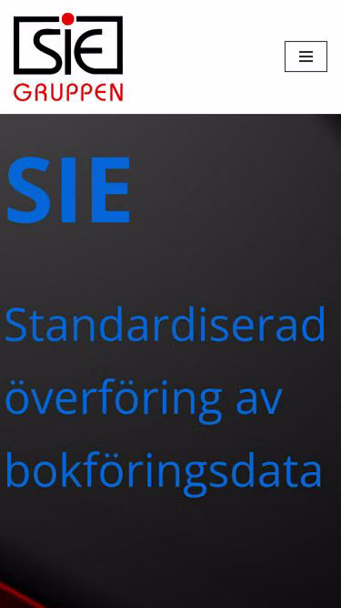 Screenshot of sie.se