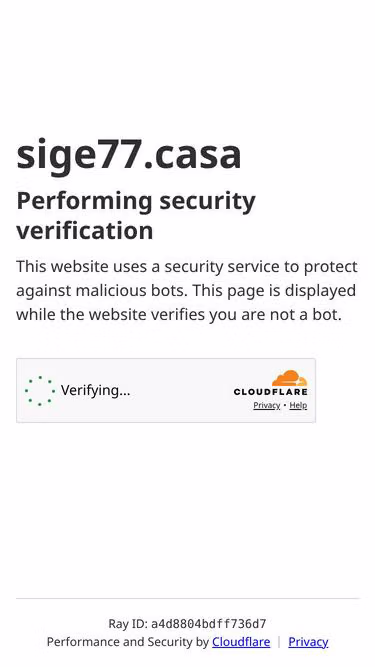 Screenshot of sige77.casa