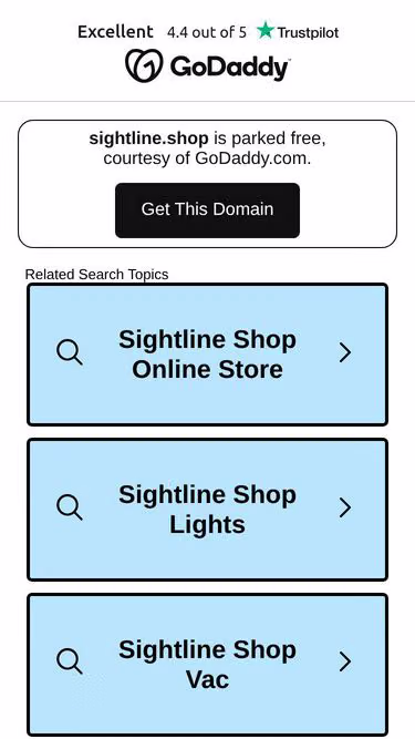 Screenshot of sightline.shop