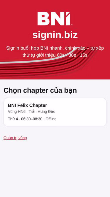 Screenshot of signin.biz