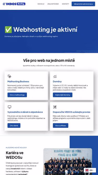 Screenshot of signin.cz