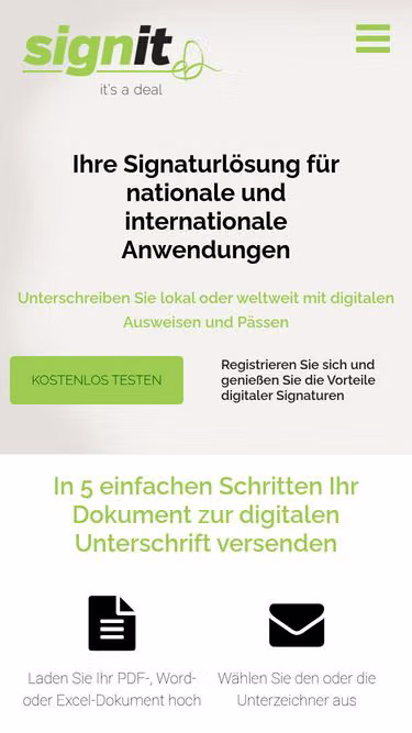 Screenshot of signit.ch