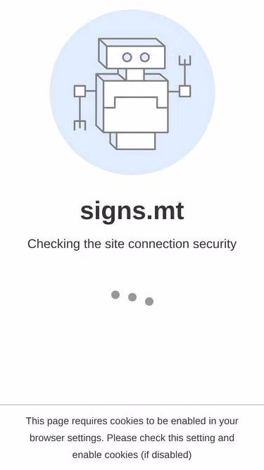 Screenshot of signs.mt