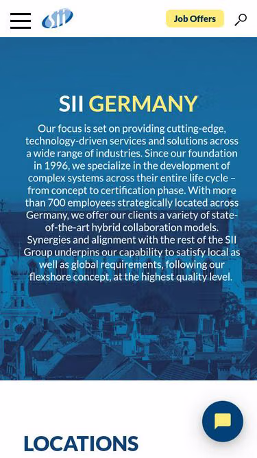 Screenshot of sii.group