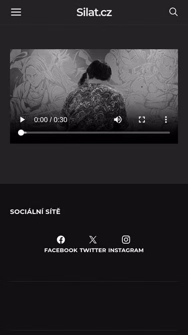 Screenshot of silat.cz
