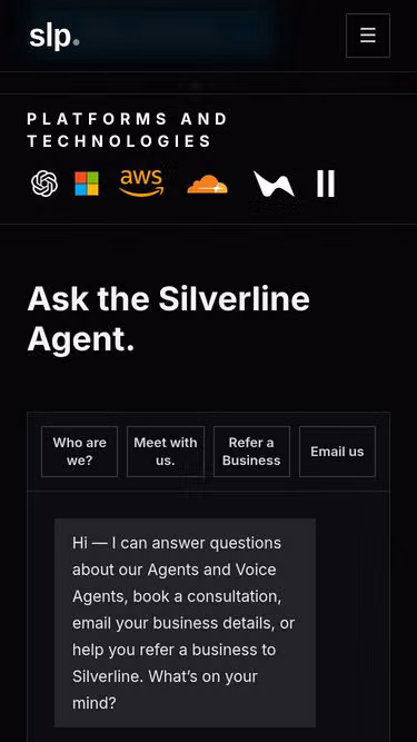 Screenshot of silverline.partners