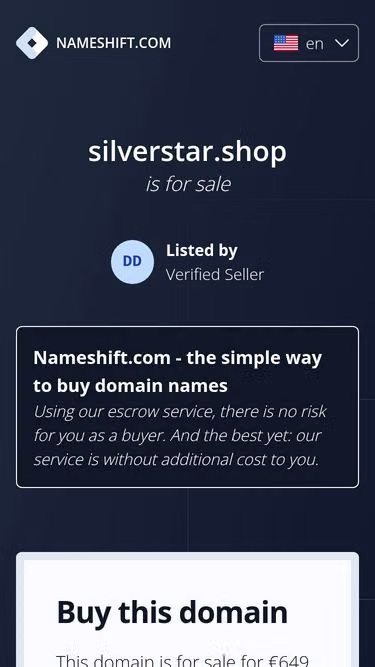 Screenshot of silverstar.shop
