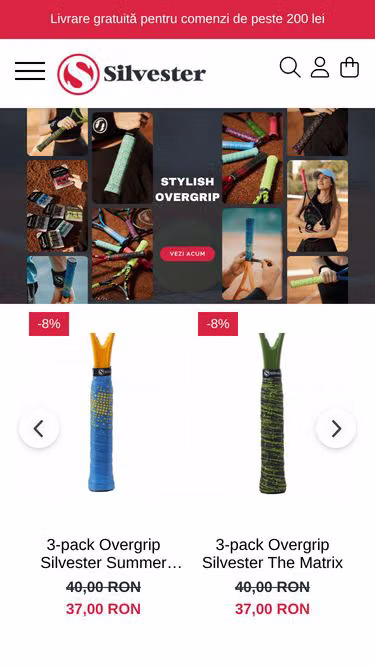 Screenshot of silvester.ro