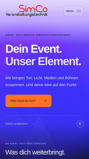 Screenshot of simco.events