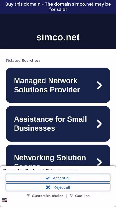 Screenshot of simco.net