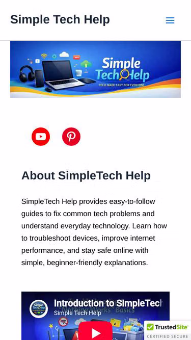 Screenshot of simpletech.help