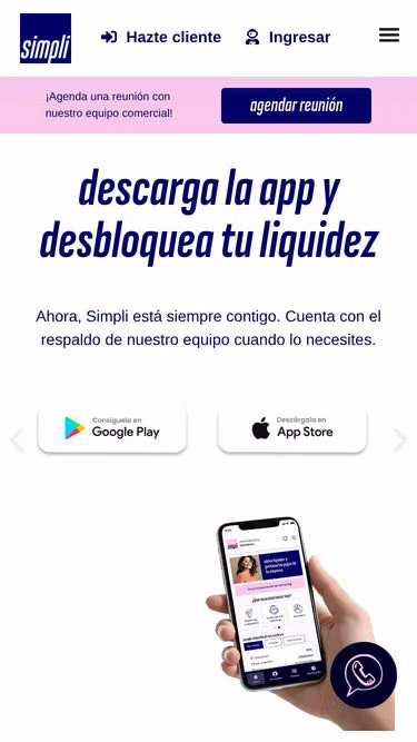 Screenshot of simpli.cl