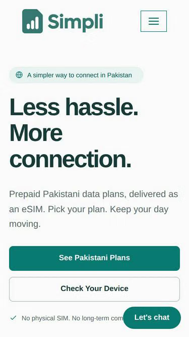 Screenshot of simpli.pk