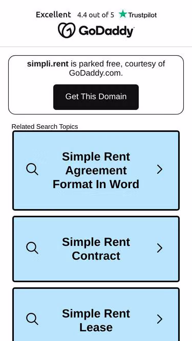 Screenshot of simpli.rent