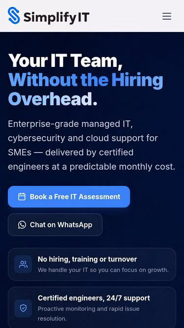 Screenshot of simplifyit.my