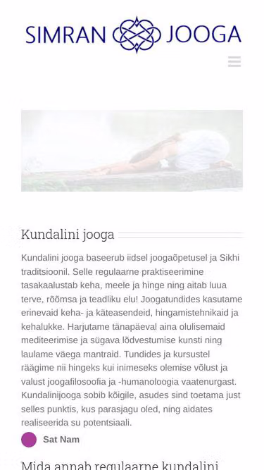 Screenshot of simran.ee