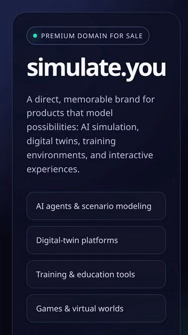 Screenshot of simulate.you