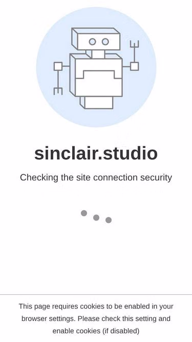 Screenshot of sinclair.studio
