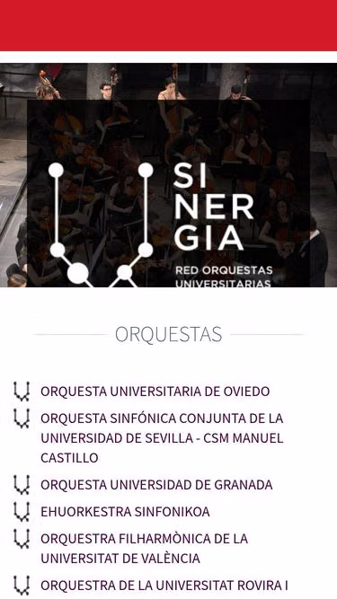 Screenshot of sinergia.red