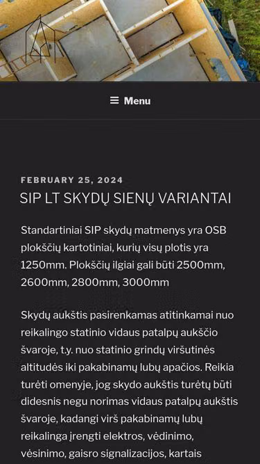 Screenshot of sip.lt