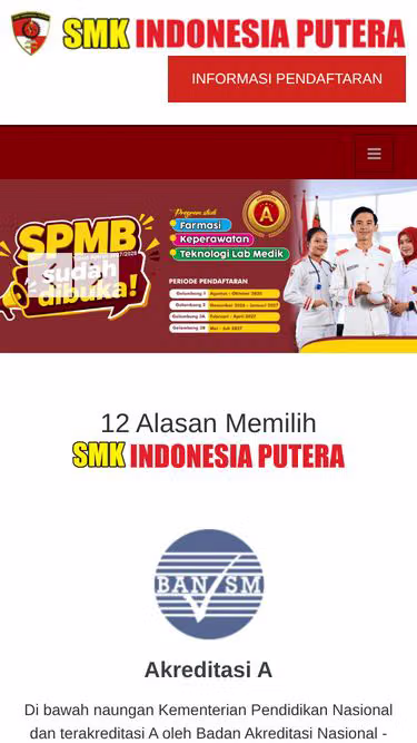 Screenshot of sip.sch.id