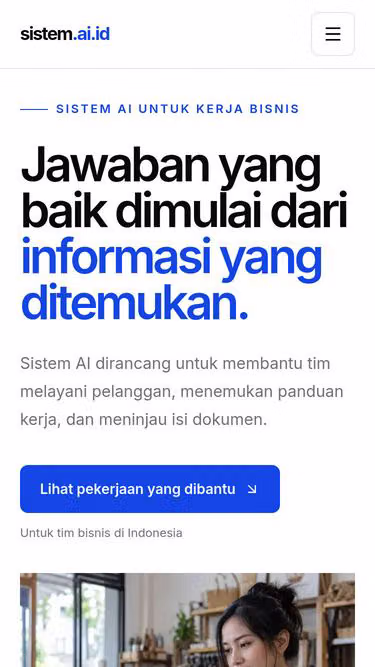 Screenshot of sistem.ai.id