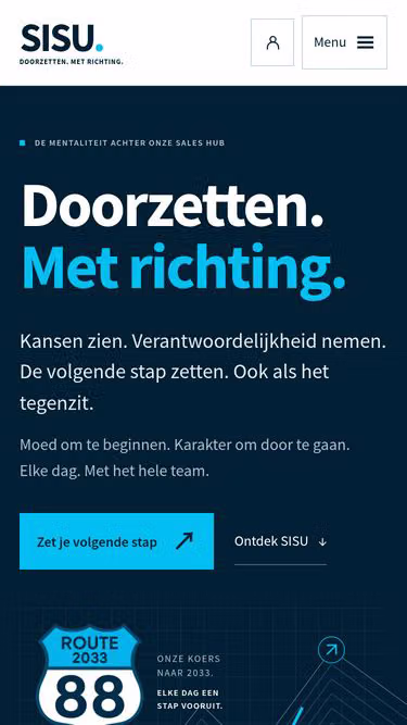 Screenshot of sisu.center