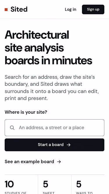 Screenshot of sited.design