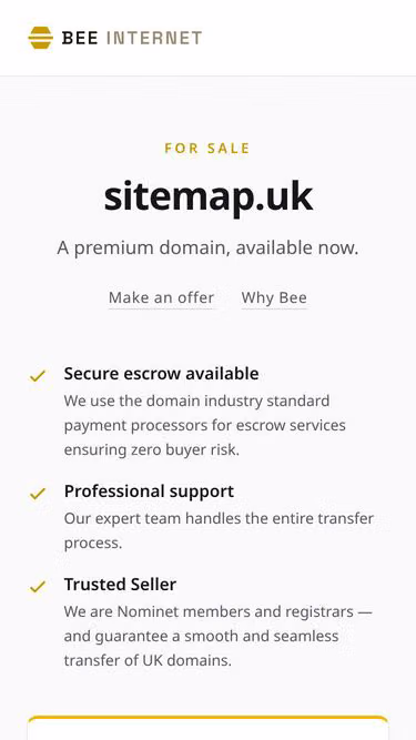 Screenshot of sitemap.uk