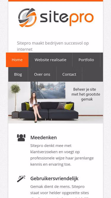 Screenshot of sitepro.nl