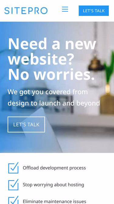 Screenshot of sitepro.nz