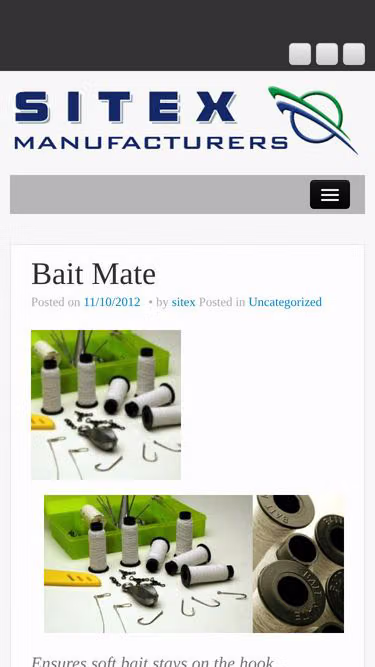 Screenshot of sitex.co.za