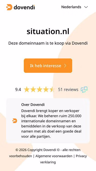 Screenshot of situation.nl